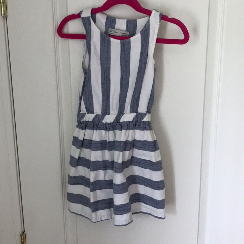 Striped Zara Cut out dress